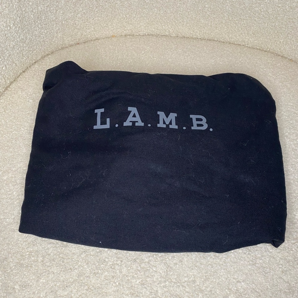 L.A.M.B Gwen Stefani Black Nylon Tote Purse - Picture 12 of 16